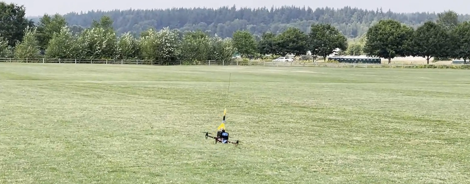 Drone liftoff
